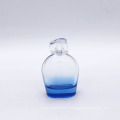 round cylindrical exquisite high quality transparent clear glass perfume bottles